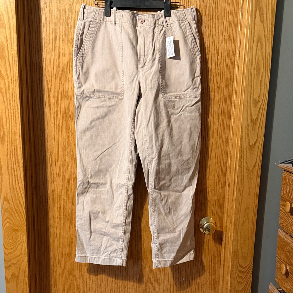 Lands' End women’s Khaki Chino Pants - Light Tan